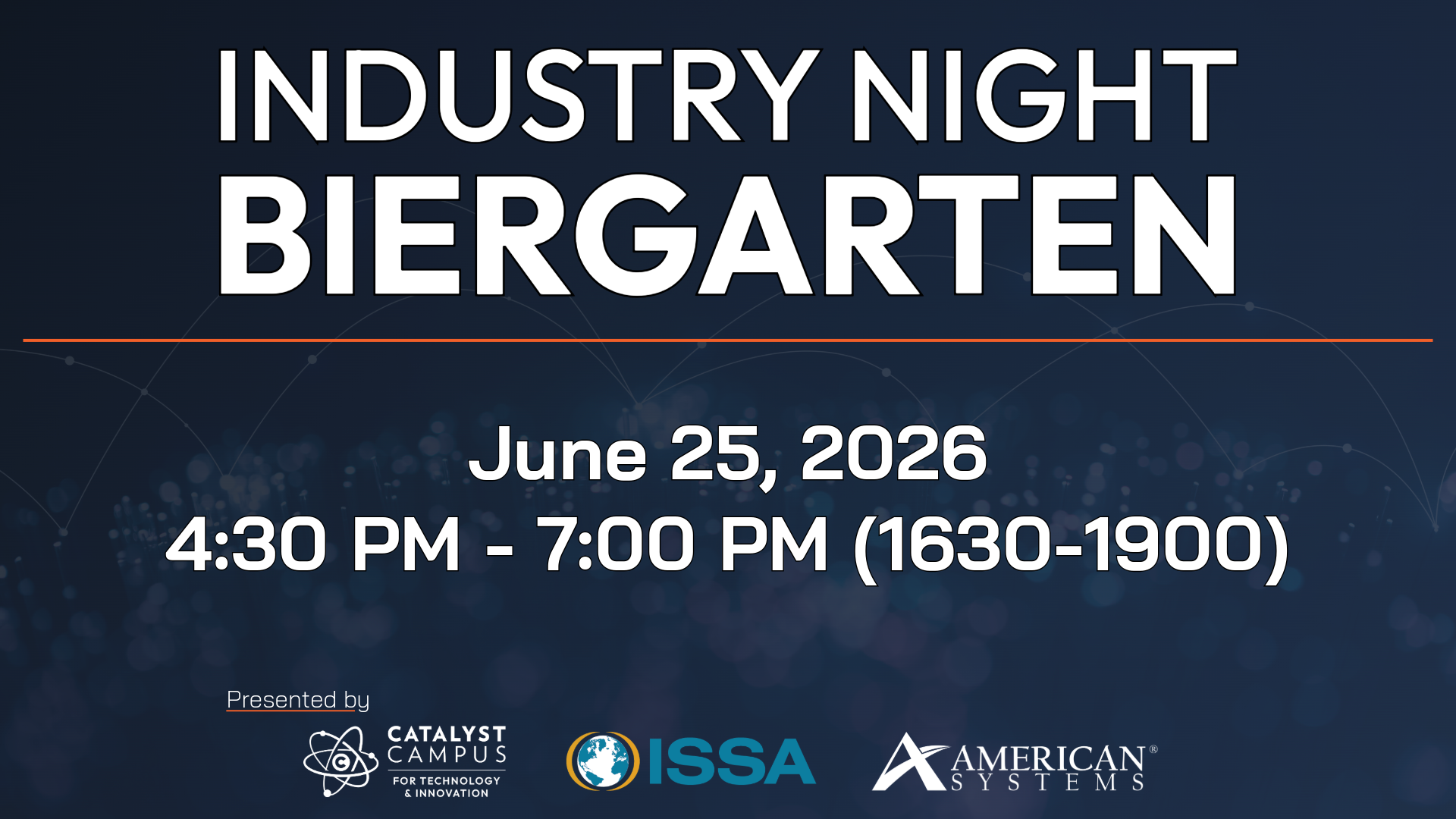 Industry Night Biergarten